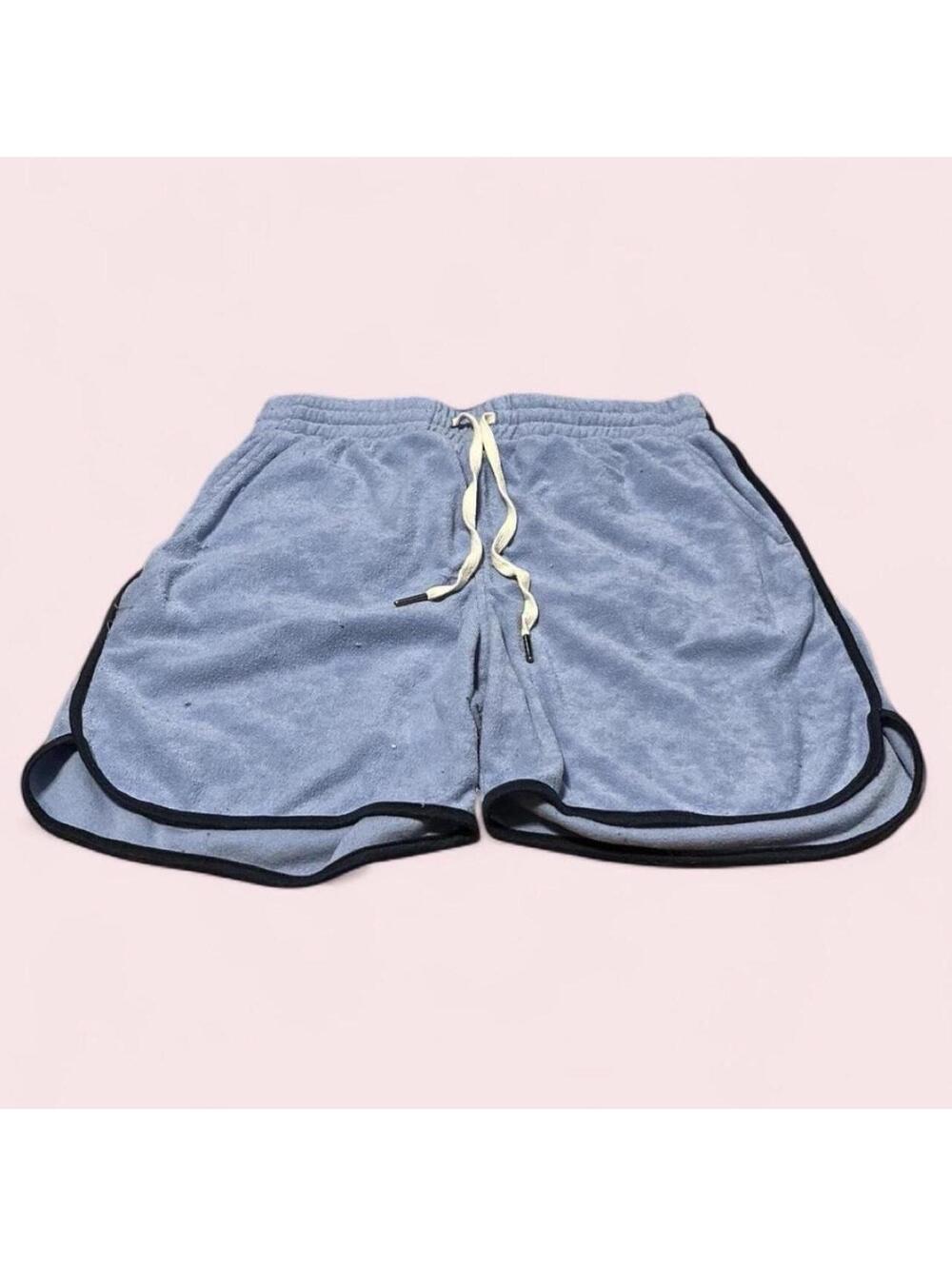 No boundaries blue and black athletic shorts with drawstring